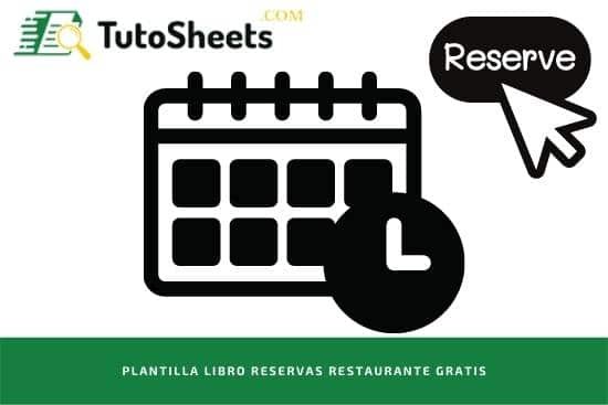 Plantilla libro reservas restaurante gratis