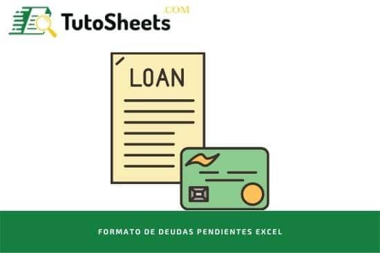 Formato de deudas pendientes Excel