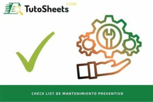 Check list mantenimiento preventivo para Excel