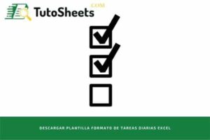 Plantilla formato de tareas diarias Excel