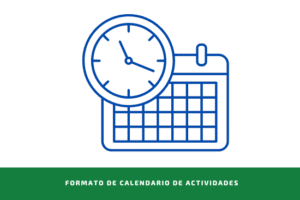 Formato de calendario de actividades