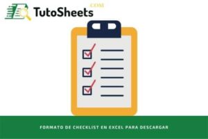 Formato de checklist en Excel para descargar