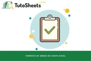 Formato de orden de venta Excel