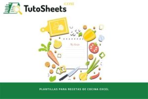Plantillas para recetas de cocina Excel