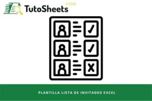 Plantilla lista de invitados Excel